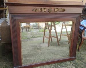 Specchiera/ caminiera cm. 132 x 116